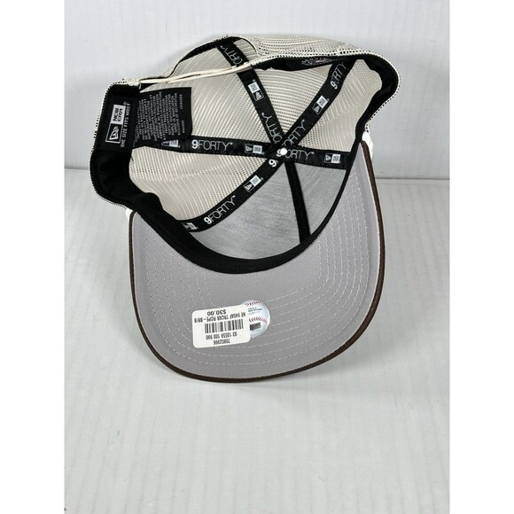 New Era Atlanta Braves MLB 9FORTY A-Frame Trucker Adjustable Rope Hat Cap NWT - Picture 5 of 5